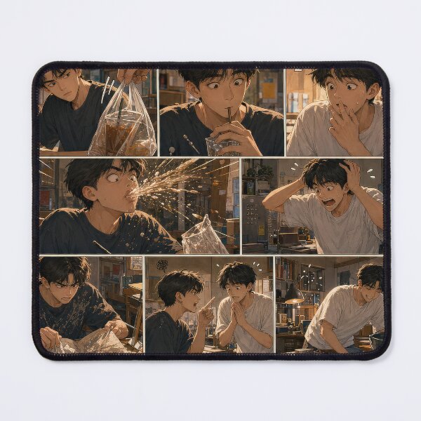 Item preview, Student Life Cozy Reading Room Comic Print designed and sold by Grafititee.