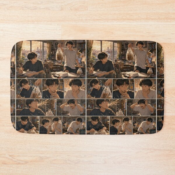 Item preview, Student Life Cozy Reading Room Comic Print designed and sold by Grafititee.