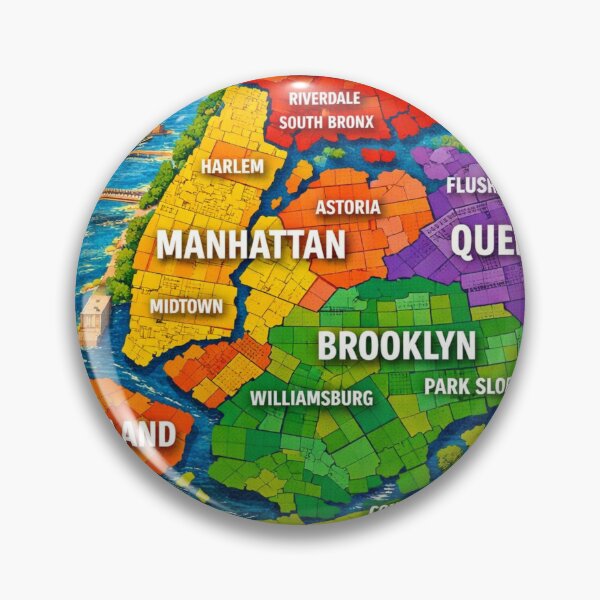 Item preview, Mapa de la ciudad con los distritos designed and sold by Sigtrix.