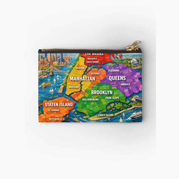 Item preview, City map of the boroughs designed and sold by Sigtrix.