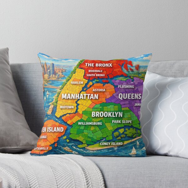 Item preview, City map of the boroughs designed and sold by Sigtrix.
