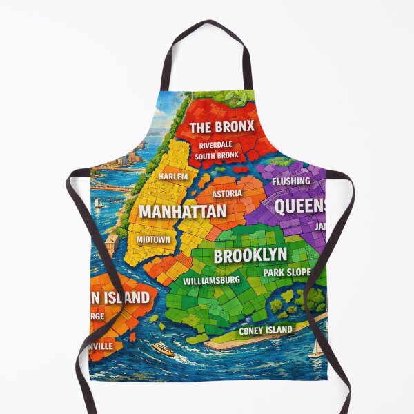 Item preview, City map of the boroughs designed and sold by Sigtrix.