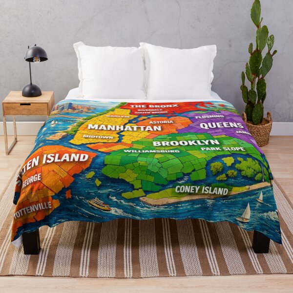 Item preview, City map of the boroughs designed and sold by Sigtrix.
