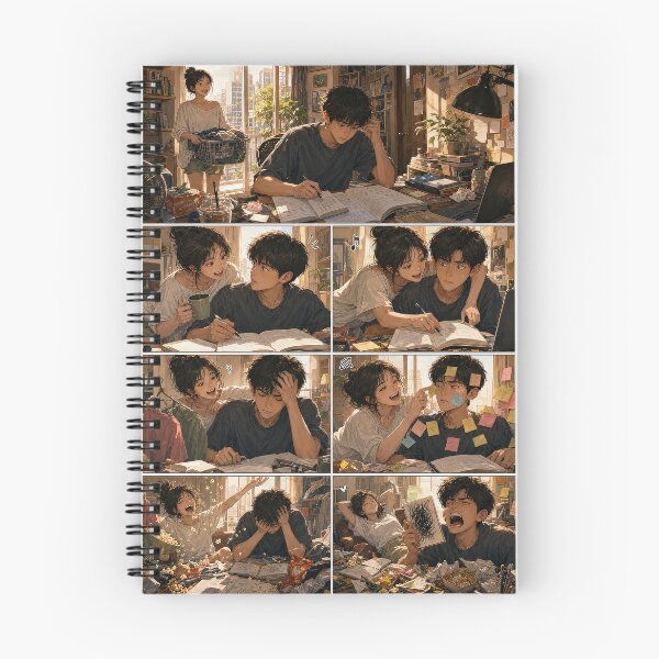 Item preview, Student Life Cozy Reading Room Comic Print designed and sold by Grafititee.