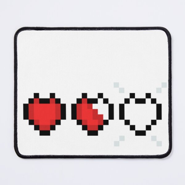 Item preview, 8 Bit Heart Health Bar Retro Gaming Life Gauge designed and sold by Heriwoaf.
