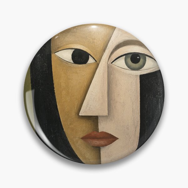 Item preview, Earth Cubism Abstract Face designed and sold by savanacray.