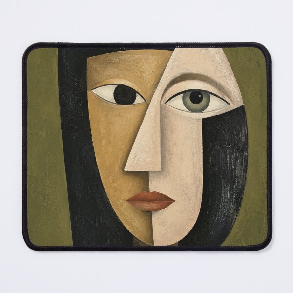 Item preview, Earth Cubism Abstract Face designed and sold by savanacray.