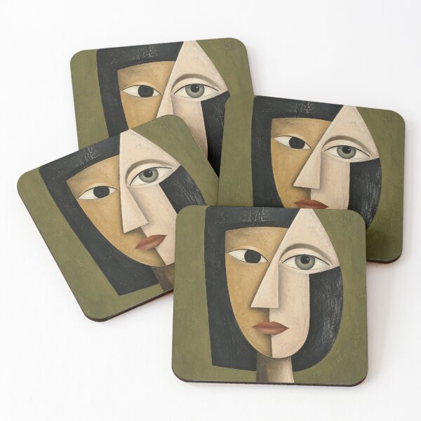 Item preview, Earth Cubism Abstract Face designed and sold by savanacray.