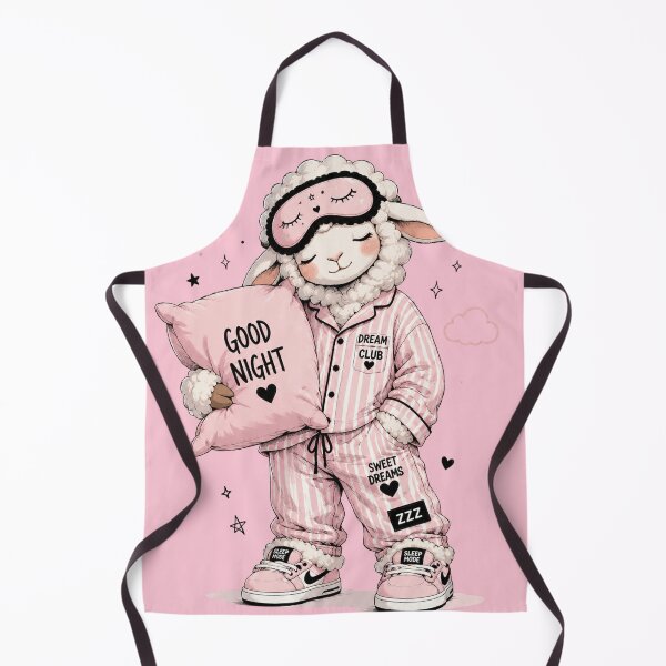 Item preview, Sleepy Little Sheep Pink Pajamas designed and sold by EsenciaZen.