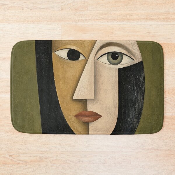 Item preview, Earth Cubism Abstract Face designed and sold by savanacray.