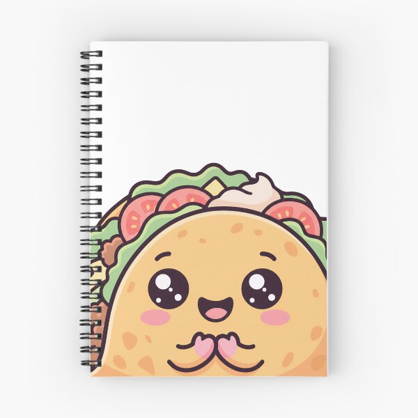 Item preview, Adorable Kawaii Taco with Smiling Face Sticker designed and sold by HoloHugDesigns.