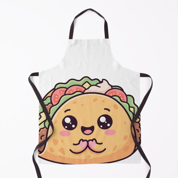 Item preview, Adorable Kawaii Taco with Smiling Face Sticker designed and sold by HoloHugDesigns.