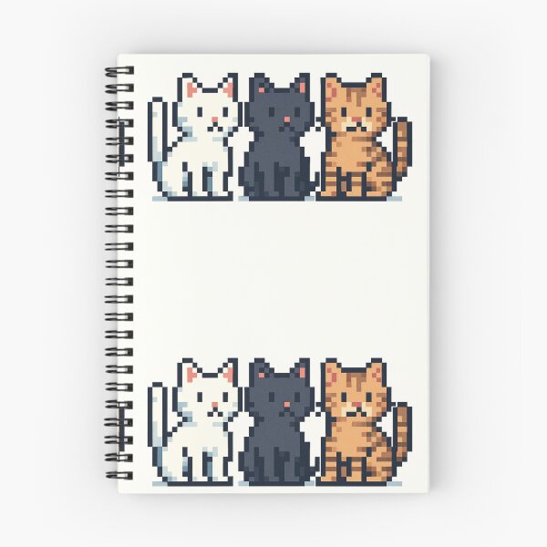 Item preview, Pixel Cat Trio Cute Retro 8-Bit Kittens Pixel Art designed and sold by EchoWave11.