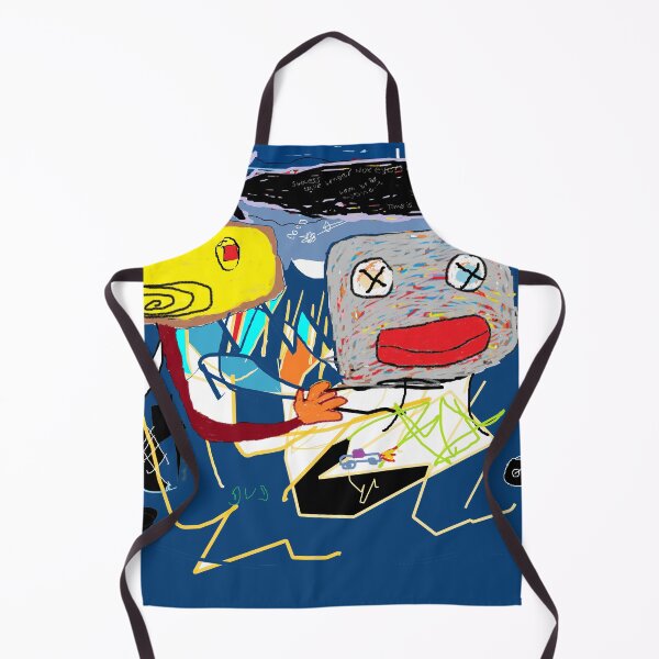Item preview, Whimsical Graffiti Character | Neo-Expressionist Abstract Street Art designed and sold by Road Rouch Gallery.