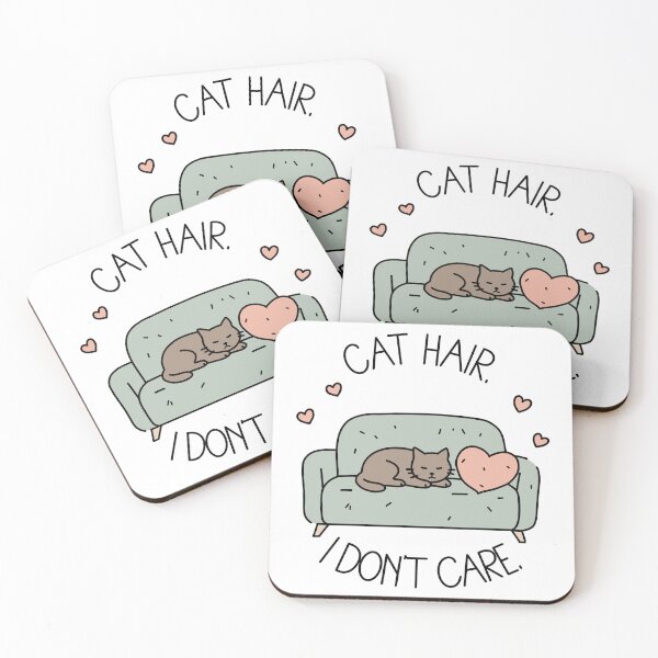 Item preview, Cat Hair I Don't Care Funny Cat Lover designed and sold by MJ ART.