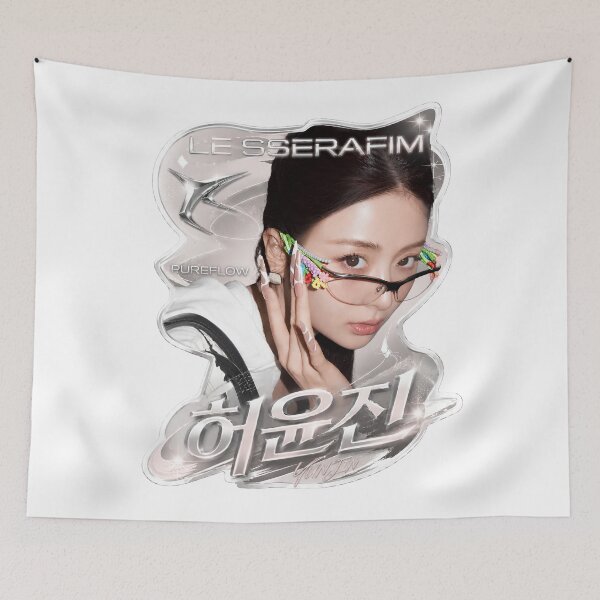 Artikelvorschau, Huh Yunjin LE SSERAFIM Dreamy PUREFLOW Fanmade Design entworfen und verkauft von Valereekmerch.
