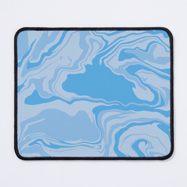 Item preview, Abstract Cerulean Blue Marble Fluid Wave Pattern designed and sold by Jyoti Digital Artist.