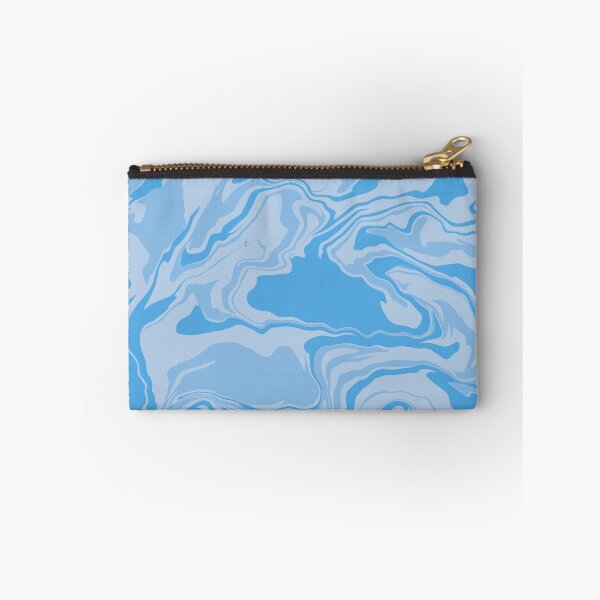 Item preview, Abstract Cerulean Blue Marble Fluid Wave Pattern designed and sold by Jyoti-Quotes.