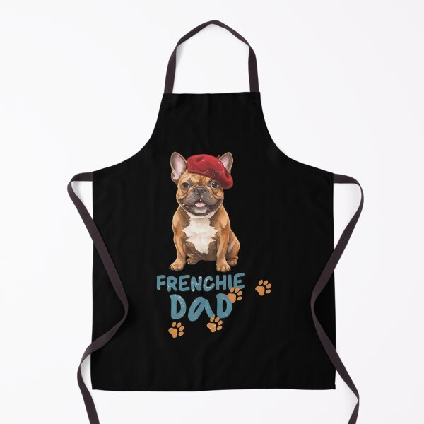 Item preview,  Frenchie Dad with Beret Dog Illustration designed and sold by SoyLamderma.