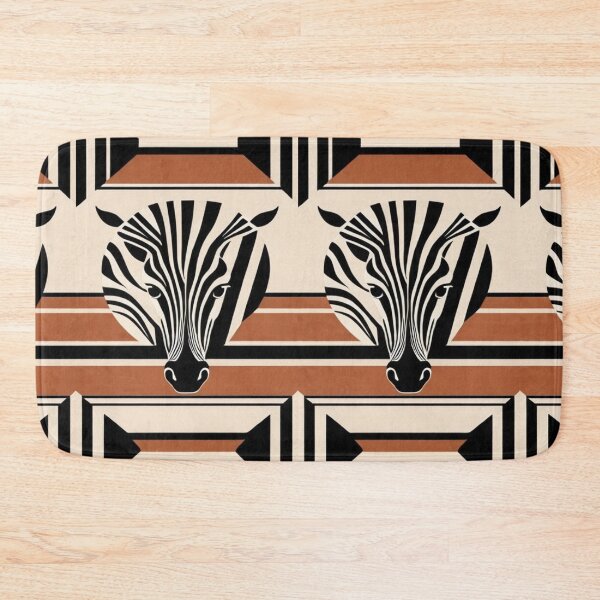 Item preview, Art - Graphic Zebra Representation, Earthy Color Burst designed and sold by DoodyPets.
