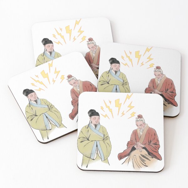 Item preview, Ancient Wisdom Clash – Traditional Eastern Illustration designed and sold by Emianartstudio.