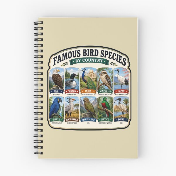 Item preview, Famous Bird Species by Country designed and sold by Myra365Art.