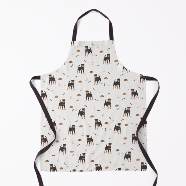 Item preview, Minimalist Flat Design Rottweiler Dog Cream Pattern designed and sold by svitlaarty.
