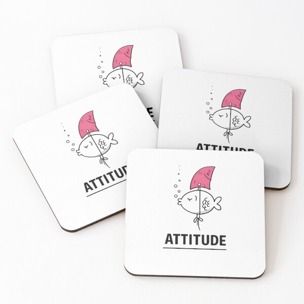 Item preview, Attitude Collage – Minimalist Fish Umbrella Graphic Tee designed and sold by Artify24.