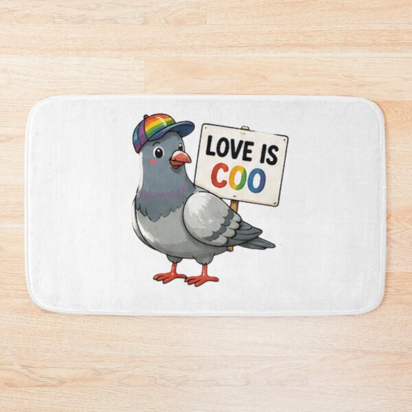 Item preview, Love Is Coo Cute Pigeon Pride designed and sold by Pixanova.