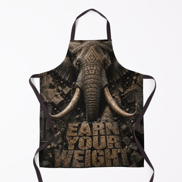 Item preview, Builder Earn Your Weight Elephant Industrial Mosaic Canvas Print designed and sold by SavannaStrikes.