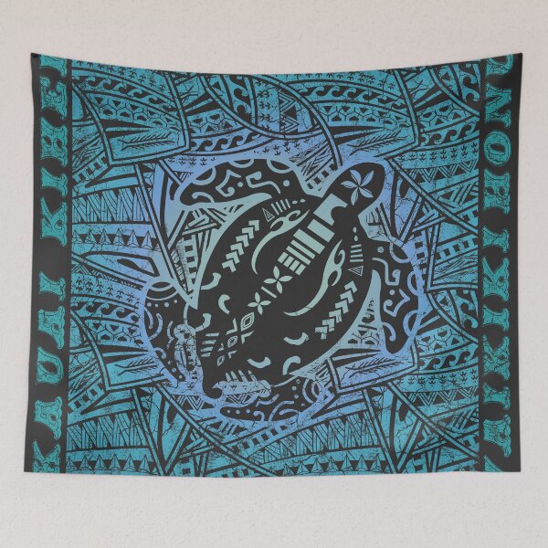 Item preview, Vintage Oahu Hawaii Tribal Honu - Gráfico de recuerdo retro de Maui designed and sold by sunnthreads.