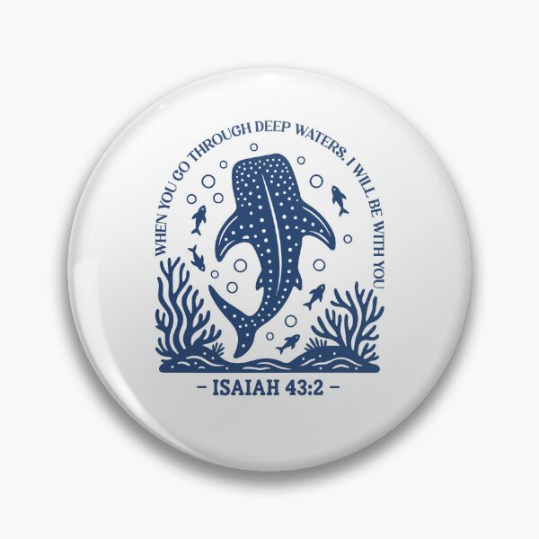 Item preview, When You Pass Through Deep Waters I Will Be With You designed and sold by Johnny-Store.