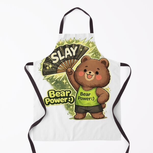 Item preview, Bear with the Slay Fan designed and sold by KrisPoospi.