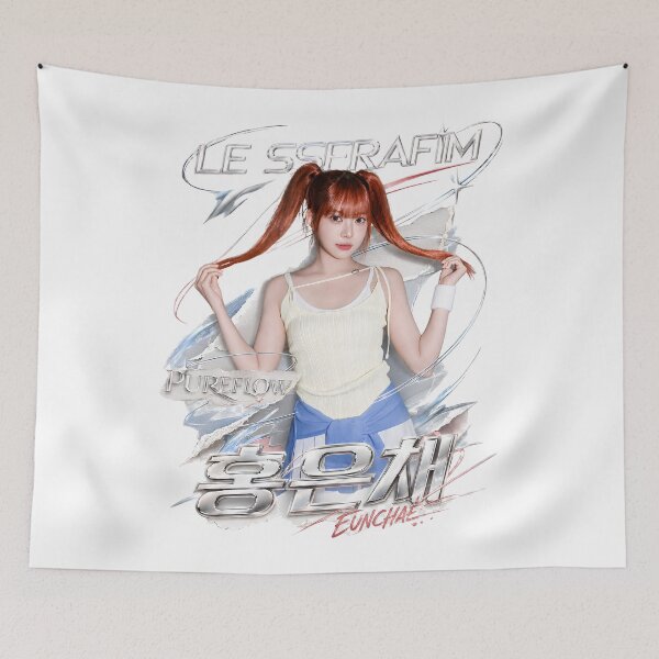 Item preview, Hong Eunchae LE SSERAFIM PUREFLOW Kpop Fan Art designed and sold by Valereekmerch.