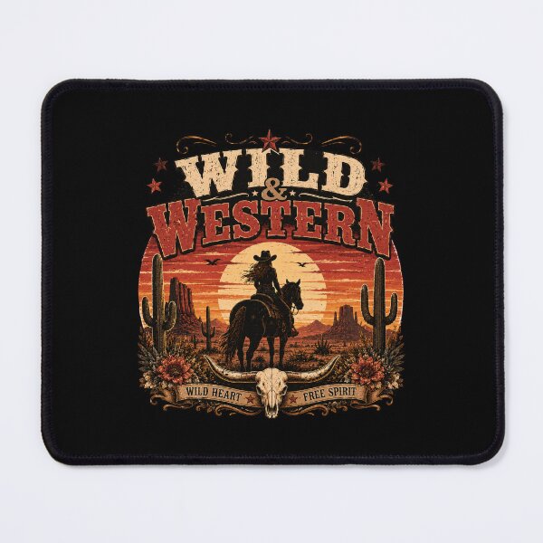 Item preview, Wild Western sunset ride designed and sold by Side Quest Co..