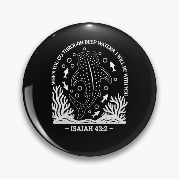 Item preview, When You Pass Through Deep Waters I Will Be With You designed and sold by Johnny-Store.