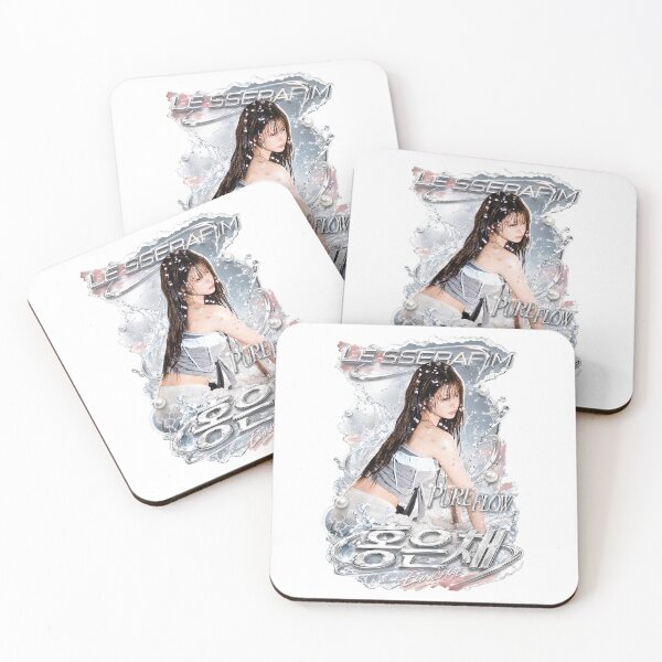 Item preview, Eunchae LE SSERAFIM PUREFLOW Floral Kpop Fan Art designed and sold by Valereekmerch.