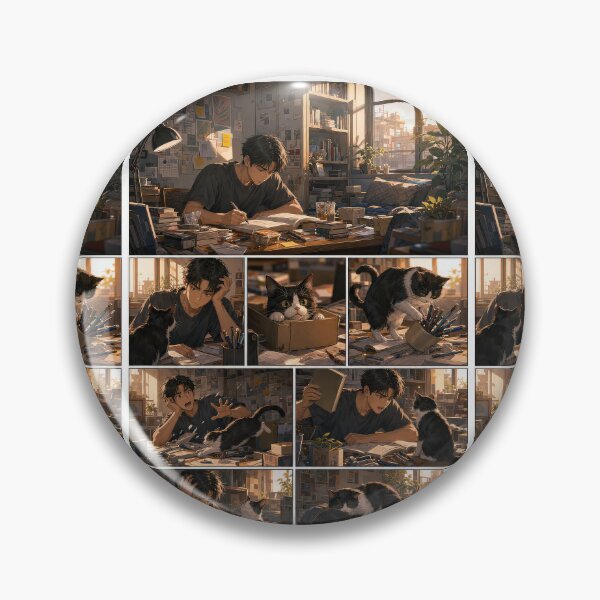 Item preview, Student Life Cozy Reading Room Comic Print designed and sold by Grafititee.
