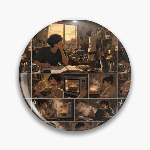 Item preview, Student Life Cozy Reading Room Comic Print designed and sold by Grafititee.