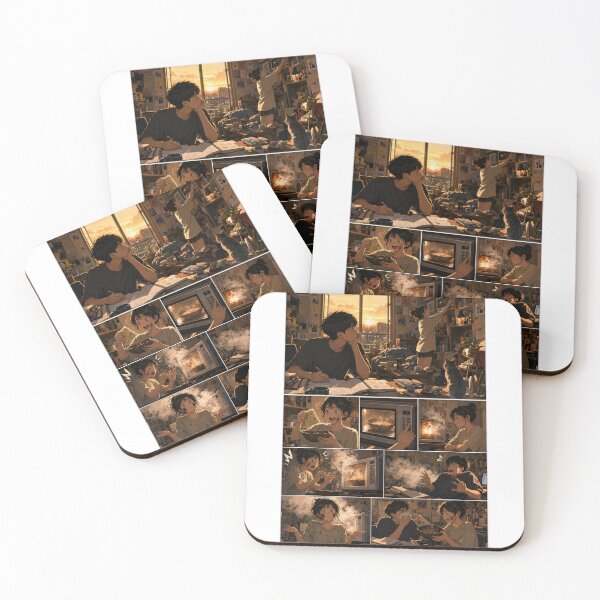 Item preview, Student Life Cozy Reading Room Comic Print designed and sold by Grafititee.