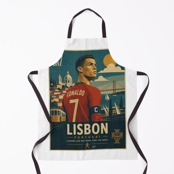 Aperçu de l'œuvre Affiche de voyage moderne du milieu du XXe siècle avec Cristiano Ronaldo créée et vendue par MariaWillms.