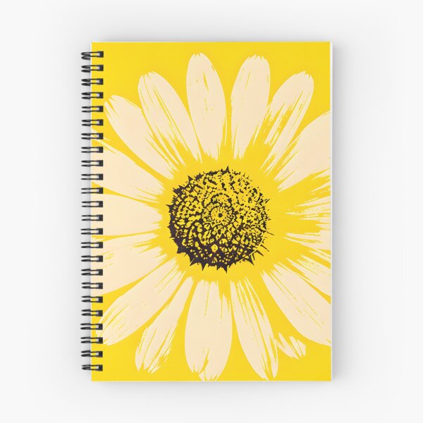 Item preview, Yellow Pop Art Daisies Grid Retro Floral  designed and sold by ChubbyGoong.