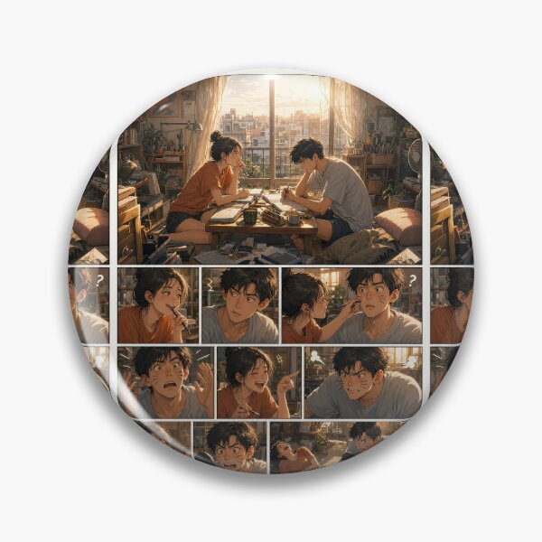 Item preview, Student Life Cozy Reading Room Comic Print designed and sold by Grafititee.