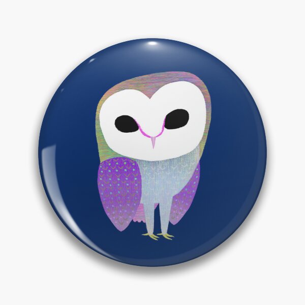 Item preview, Purple Barn Owl designed and sold by TamaAnimalArt.