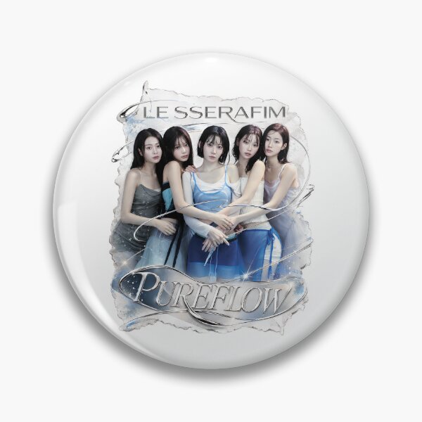 Item preview, LE SSERAFIM PUREFLOW Era Fanmade Kpop Merch designed and sold by Valereekmerch.