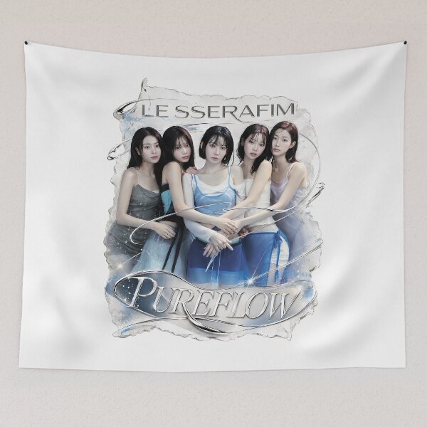 Item preview, LE SSERAFIM PUREFLOW Era Fanmade Kpop Merch designed and sold by Valereekmerch.