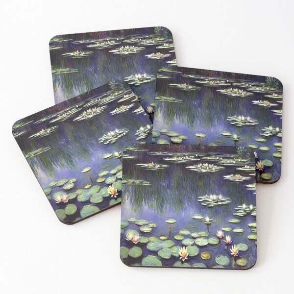 Item preview, Water Lilies, Green Reflection: Impression of Verdant Surfaces designed and sold by artdesignsnow.