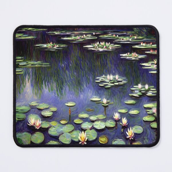 Item preview, Water Lilies, Green Reflection: Impression of Verdant Surfaces designed and sold by artdesignsnow.