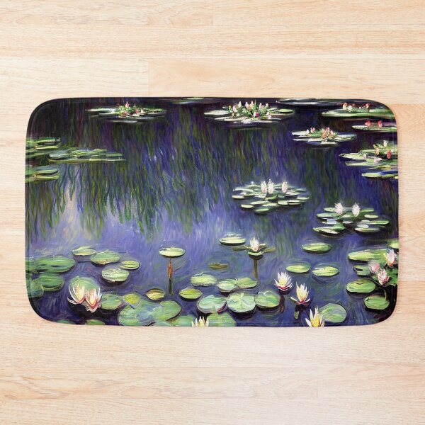 Item preview, Water Lilies, Green Reflection: Impression of Verdant Surfaces designed and sold by artdesignsnow.