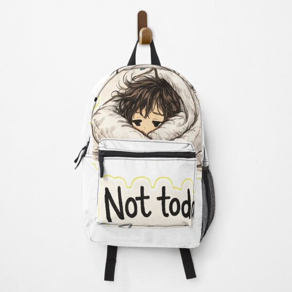 Item preview, Not Today – Hanging Around Mood Sticker designed and sold by Genzfirevibes.